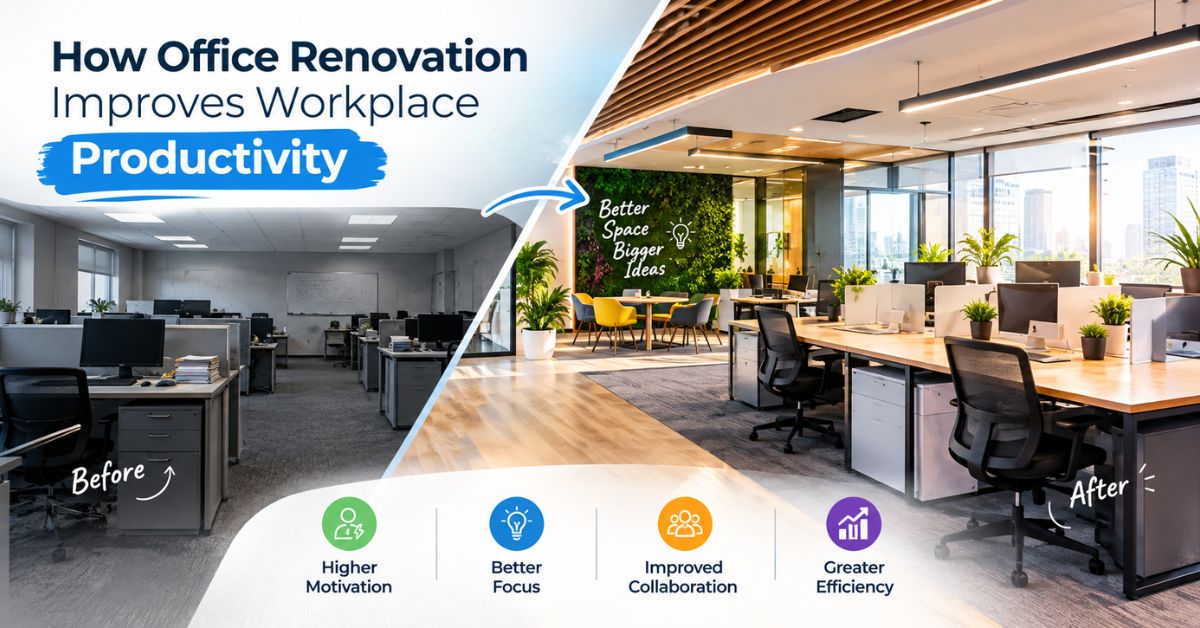 How Office Renovation Improves Workplace Productivity